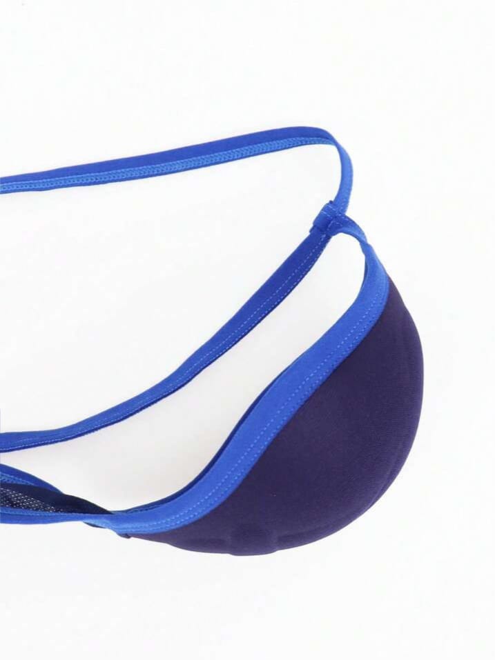 Urbold mens mesh bulge enhancing padded thong underwear